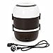 Elektrische Lunchbox 3 Schichten Elektrische Brotdose Warmhaltebox Speisenwärmer Tragbare Brotdose Lunch Box für Büro