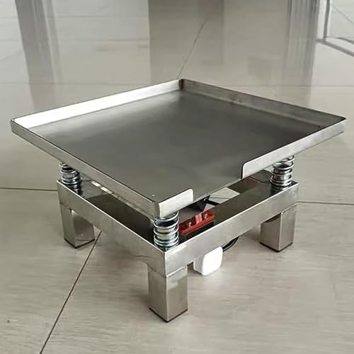 Mesa vibratoria para concreto, mesa de vibración de acero inoxidable, elimina burbujas y precipita con plataforma vibratoria para ensayos miniatura 4