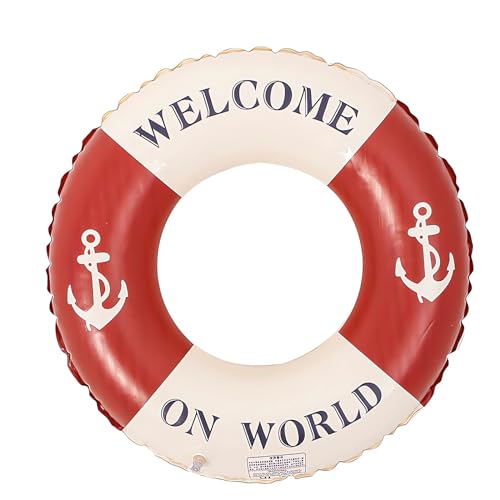 Aufblasbarer Schwimmring, Schwimmreifen groß, Schwimmreifen Schwimmring, Wasserspielzeug für Pool und Strand Party Spiel...