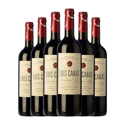 Luis Cañas Rioja Crianza 75 cl Vino tinto (Caja de 6 Botellas de 75 cl)