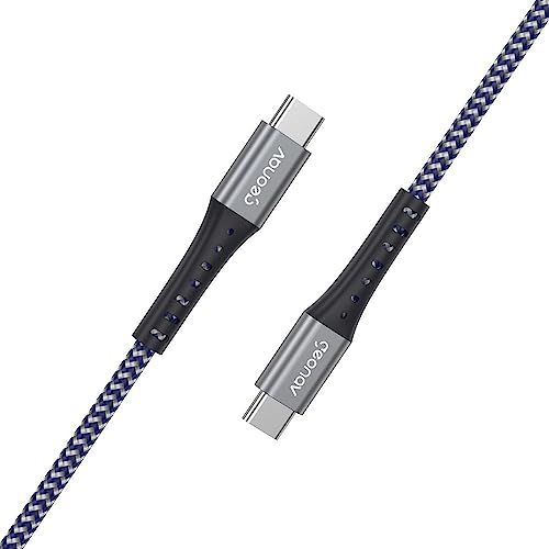 Geonav Cabo USB-C (tipo C) para USB-C (tipo C), revestimento interno ultra resistente Kevlar, 2 metr