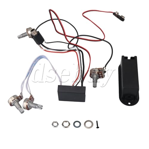 2 Band EQ Preamp Circuit for Active Bass Pickup/Amplifying Circuit