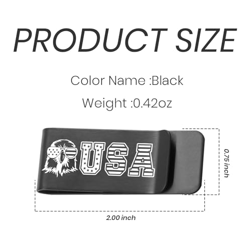 Active Lifestyle Money Clip: RFID Safe Men's Accessory, No-Bulk Card & Bill Holder3