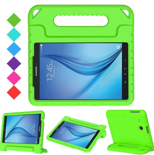 BMOUO Kids Case for Samsung Galaxy Tab E 9.6 - Shockproof Light Weight Protection Handle Stand Kids Case for Samsung Galaxy Tab E/Tab E Nook 9.6 Inch SM-T560, Green