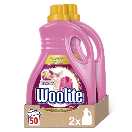 Woolite Detergente en Gel para Ropa de Lana y Seda (750 Ml) - Paquete de 2