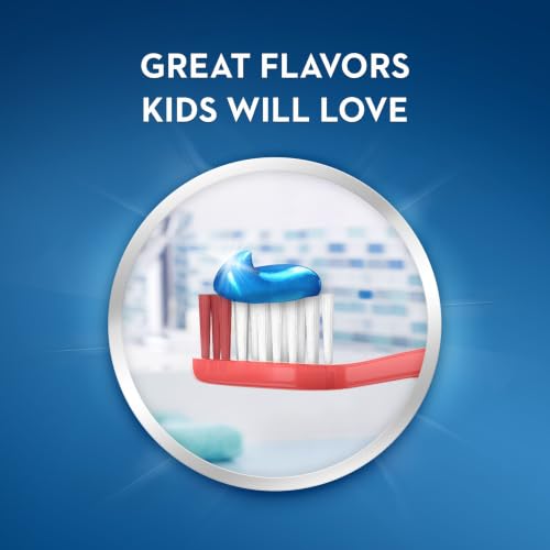Image of Crest Kid's Cavity Protection Toothpaste, Crest Kids Toothpaste, For Children And Toddlers 2+, Sparkle Fun, 4.6 Oz (Pack of 3), Toothpaste For Kids, Packaging may vary
