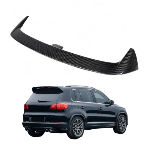 Carbon Fiber Spoiler Wing for VW Golf 7 7.5 MK7 2014-2018 Voltex Style Rear Trunk Lip Accessory Glossy Aggressive Sporty Racing Look & Better Grip on Track Day for Gearheads