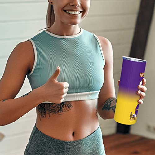 20Oz Custom Basketball Travel Mug Personalized Insulation Stainless Steel Tumbler Cup Fans Gift Add Your Name And Number #TOP5