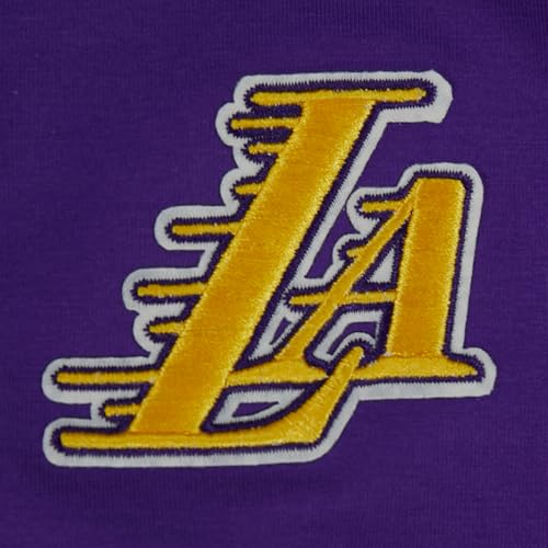 Pro Standard Womens NBA Los Angeles Lakers Modern Originals Short Sleeve Boxy Tee Purple S by Pro Standard - Image 4