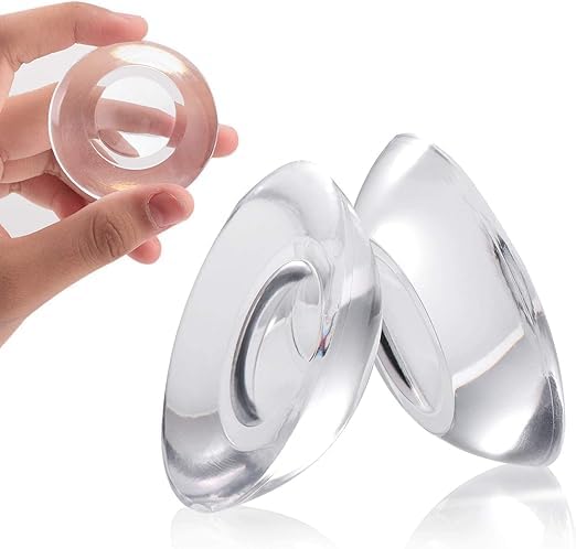 Image of Ducki 6- Round Silicone Wall Protector for Door Handle and Furniture Accessories Self Adhesive Bumper Guard Stopper Pads