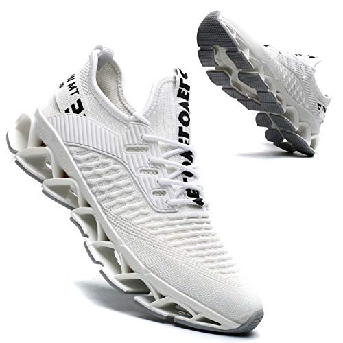 Vooncosir Men's Fashion Sneakers Breathable Mesh Running Shoes Blade Non Slip Soft Sole Casual...