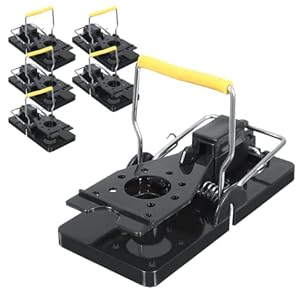 VerminBuster Mouse Trap 6 Pieces – Mouse Clips – Mouse Traps – For Indoor and Outdoor – 100% Packing Chance – Reusable – Plastic Mouse Trap – Mice Repeller – Mice Catcher – Professional – Hygienic – Without Mice Poison