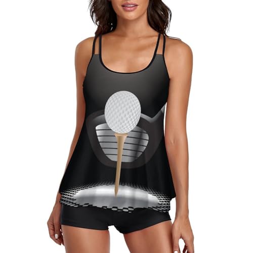 Maillot de bain tankini femme couvrant avec shorty gainant plage