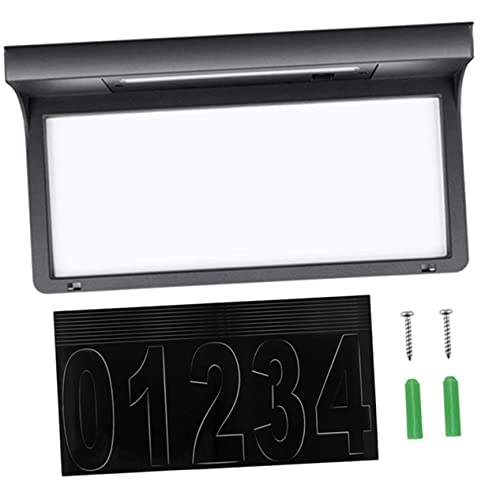 Chiffres personnalisables solaires LED Tofficu pour guider vos invités la nuit dans le jardin