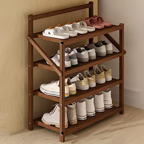 Étagère à chaussures pour placard en bois pour stopper le désordre