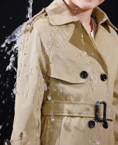 Cromoncent Kids Rain Jacket, Raincoats Lightweight Waterproof Trench Coat for Boys Girls3