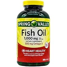 Spring Valley - Fish Oil 1000 mg, 300 Softgels
