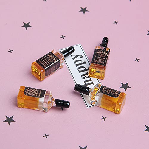 Acxico 4Pcs Whiskey Wine Bottle Model 1/6 Scale Action Scene Accessories for 12" Figure Miniature Accessory