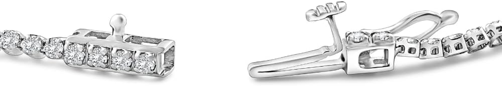 Pompeii 1.23-4.00Ct TW Diamond Tennis Bracelet 7" 14k Gold Lab Grown (E/F,VS1-VS2)