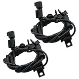 2Pcs Front Left and Right Abs Wheel Speed Sensor Compatible with Ford F-250 Super Duty F-350 F-450 F-550 Bc3Z2C204B Als2221 W/Stability Control; W/Monobeam Suspension 09 11 12 2009 2011 2012