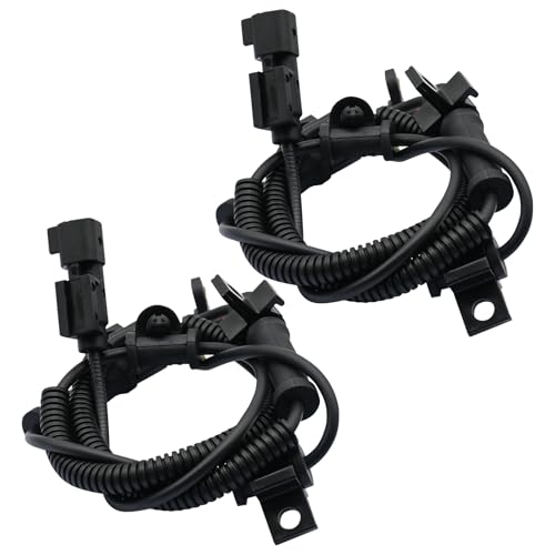 2Pcs Front Left and Right Abs Wheel Speed Sensor Compatible with Ford F-250 Super Duty F-350 F-450 F-550 Bc3Z2C204B Als2221 W/Stability Control; W/Monobeam Suspension 09 11 12 2009 2011 2012