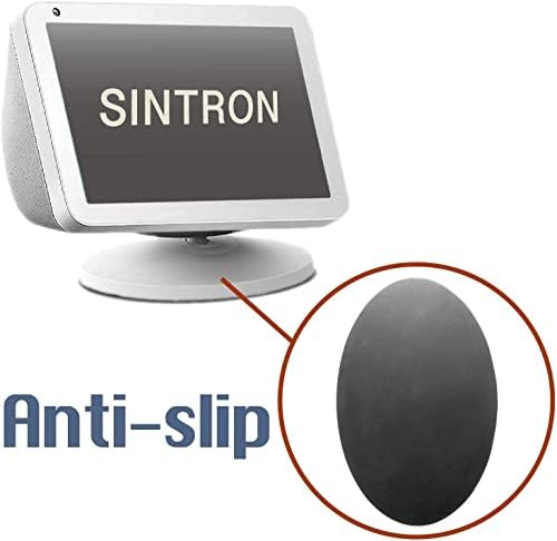 Sintron Smart Display Adjustable Stand for Show 5 & Show 8 (1st Gen & 2nd Gen), Adjustable Magnetic Stand Mount for Show 8 & Show 5, with 360 Degree Rotation, Tilt Function and Anti-Slip Base (White)
