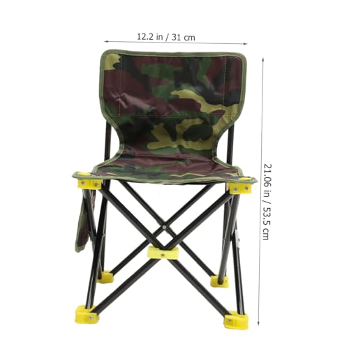 Siège portable compact et chaise pliante de pêche avec structure renforcée en alu - 4