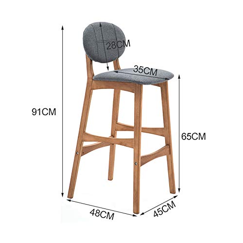 Tabourets de bar stables en bois vert pour sécuriser votre cuisine - 7