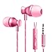 Produktbild Dorical In Ears Kopfhörer Kopfhoerer In-Ear Geräuschisolierung Eine-Taste-Fernbedienung mit integriertem Mikrofon für iPhone, Samsung, Huawei, Xiaomi usw Promo(Rose Gold,One size)