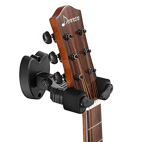 Donner Support Mural pour Guitare Noir, accroche guitare mural pour toutes les guitares acoustiques ou électriques… - Les Beatles, Paul McCartney, John Lennon, RIngo Starr, George Harrison Donner Support Mural pour Guitare Noir, accroche guitare mural pour toutes les guitares acoustiques ou électriques… – Image 3