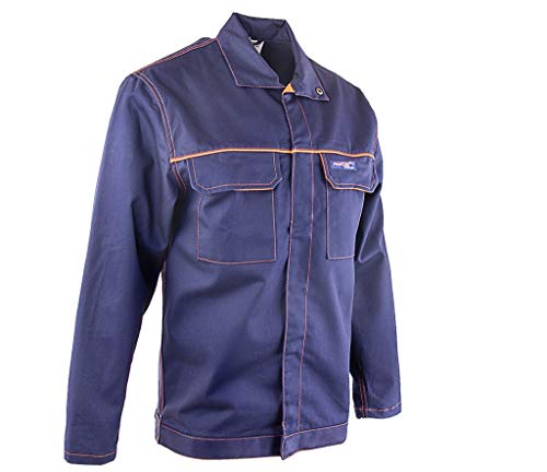 Profflam Veste de soudeur anti-statique et ininflammable, bleu foncé, 52