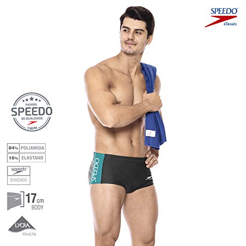 Speedo Sunga Vintage, P, Cinza