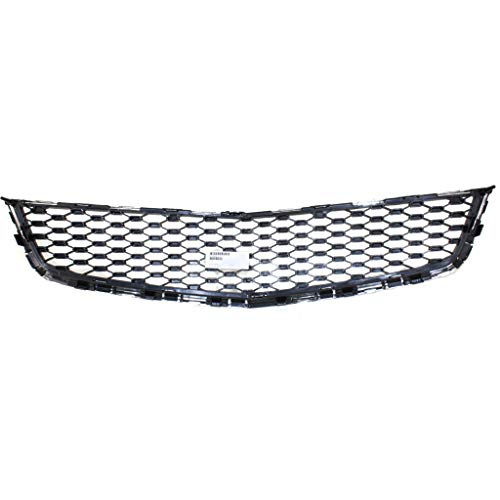 For Chevy Equinox Front Bumper Grille 2010 11 12 13 14 2015 | Lower | Chrome Shell/Painted Black Insert Plastic | Gm1200621 | 25798747 #TOP1