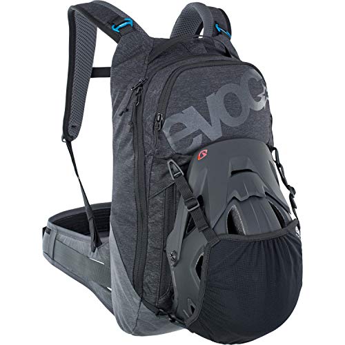 Evoc-Trail-Pro-10-NoirGris-SM-Sac-a-Dos-de-VTT-avec-Protection-Mixte