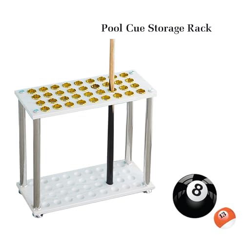 Support de queue de billard pour ranger 36 cannes sans abîmer les murs - 3