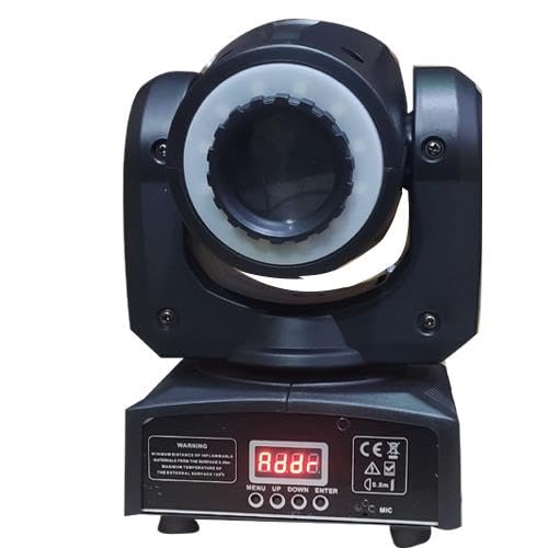 LED Moving Head Stage Light with Ring Halo Effect