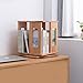 LCJQ Home Bookshelf One-Storey All-Solid Wood Combination Bookshelf 360 Degree Revolvable Capacity Bookshelf Mostly Used for Young Students ​Shelves (Color : Natural)