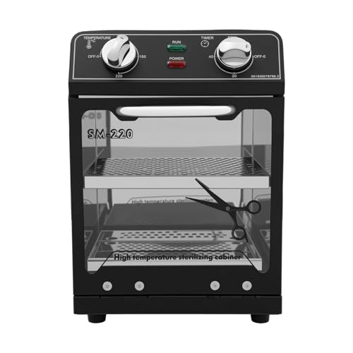 Esterilizador de alta presión de 8 litros, 600 W, con indicador de temperatura y temporizador, para peluquería, spa, salón de uñas, esterilizador de herramientas
