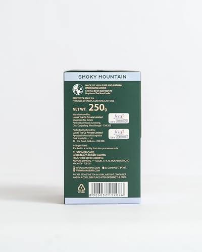 Image of Makaibari Green Valley Apoorva Finest Darjeeling Black Loose Tea Leaves 250 Gm | Premium Darjeeling Single Estate | Muscatel Fruity Top Notes | 125 Cups (250 Gm, Roasted Black)