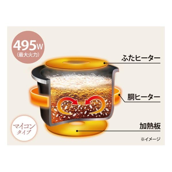 新品 箱破損 象印 炊飯器 3合 ソフトホワイト NL-BF05-WZ 41xMZNcNrdL.jpg_BO30,255,255,
