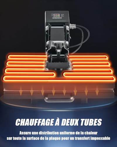 Machine de presse de la chaleur sublimation 40x50 cm pour des impressions textiles durables