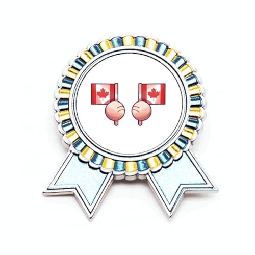 Broche Canada en métal taille M comme cadeau de commémoration ou prix