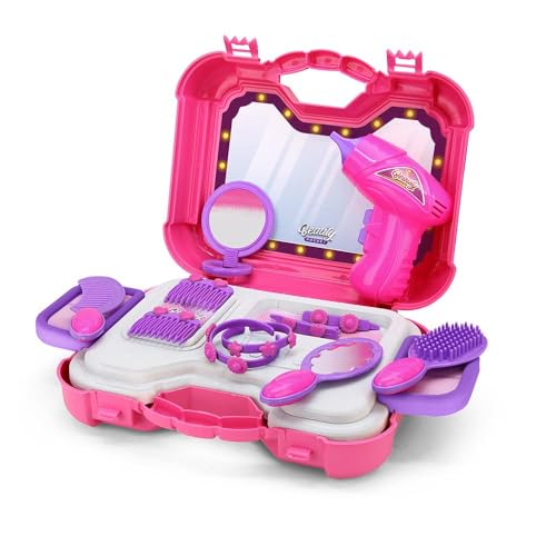 Brinquedo Maleta Beauty Mini Salão de Beleza Infantil