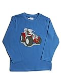 traktor langarmshirt kinder Langarmshirt mit roter Traktor Stickerei