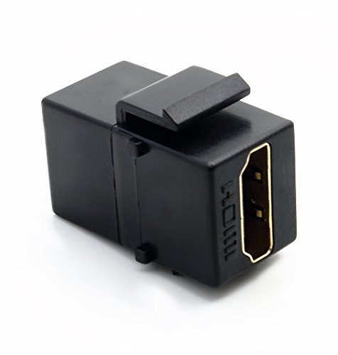 RiteAV HDMI 2.0 Black Keystone Adapter Coupler Female to Female