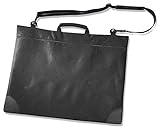 Alvin, SP1722, Soft-Sided Portfolio Briefcase, Water-Resistant Bag - Black, 17' x 22'