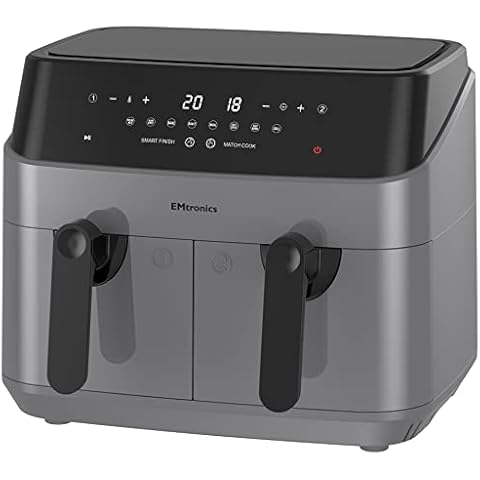 EMtronics 9 Litre Dual Air Fryer Cover