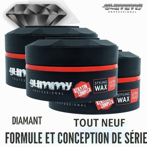 Gummy Professional Grooming Box Styling Wax Ultra Hold 150 ML (x4) – vue 3