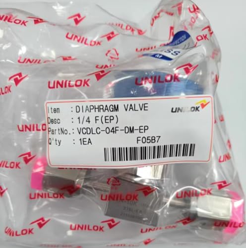 1PC NEW VCDLC-04F-DM-EP 1/4 low pressure diaphragm valve female head-