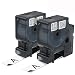 2-Pack Replacement DYMO 18445 Industrial Permanent Vinyl Label Tapes for DYMO LabelWriter and Industrial Rhino 4200 5200 5000 6000 Label Makers, Black on White, 3/4" x 18 ft (19mm x 5.5m)